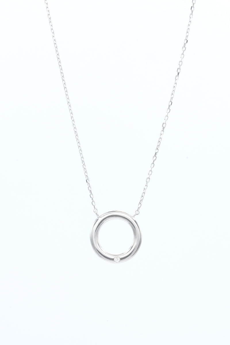 Collier "Cosmina" D0,007/1 - Or Blanc 375/1000