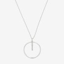 Cercle Prodigieux" necklace D0,03/9 - Gold Blanc 375/1000