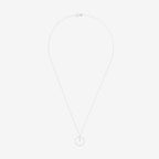 "Prodigious Circle" Necklace D0.03/9 - 375/1000 White Gold