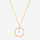 Collier "Cercle Prodigieux" D0,03/9 - Or Jaune 375/1000