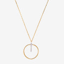 Collier "Cercle Prodigieux" Diamant 0,03/9 - Or Jaune 375/1000