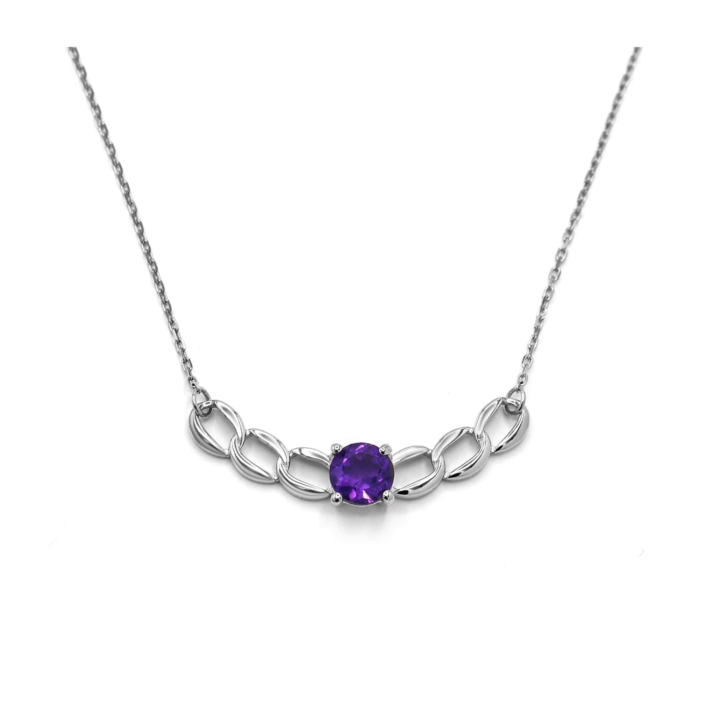 Collier "Anastasia Ametyste" Am 0,51/1
