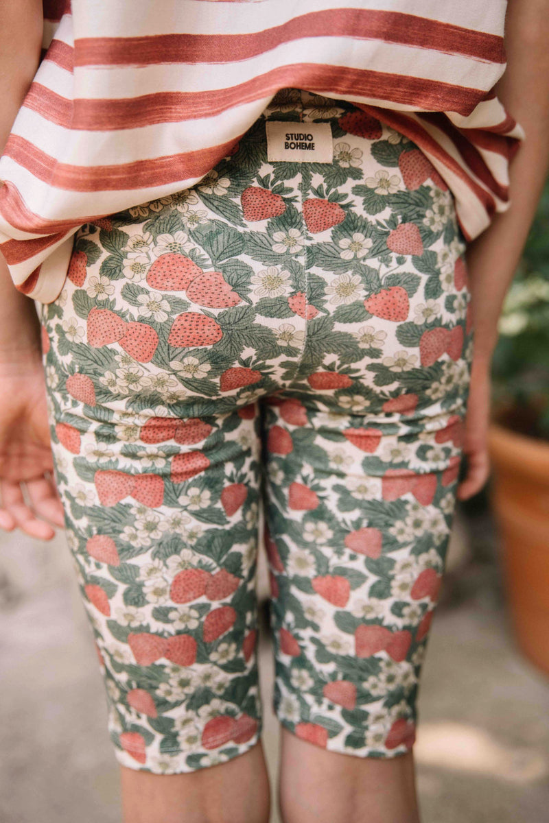 Cycliste Jeannie Fraises