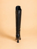 Valda High Boot In Black Calf