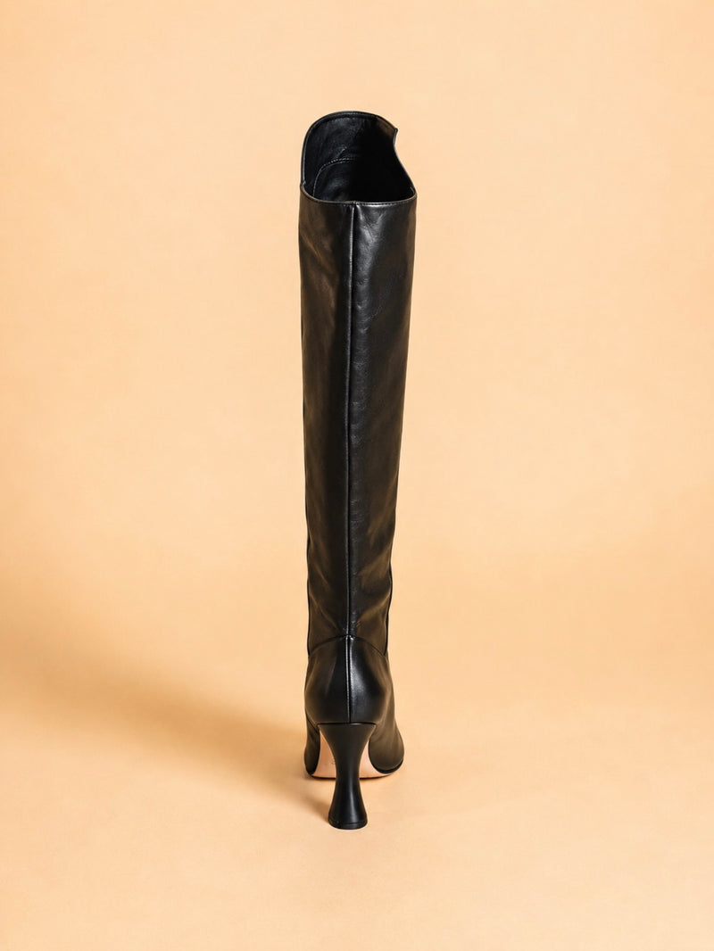 Valda High Boot In Black Calf