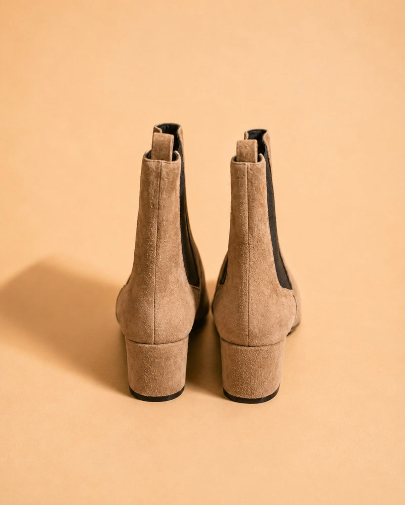 Ziggy Ankle Boot In Maple Suede