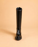 Fireboot High Boot In Black Lambskin
