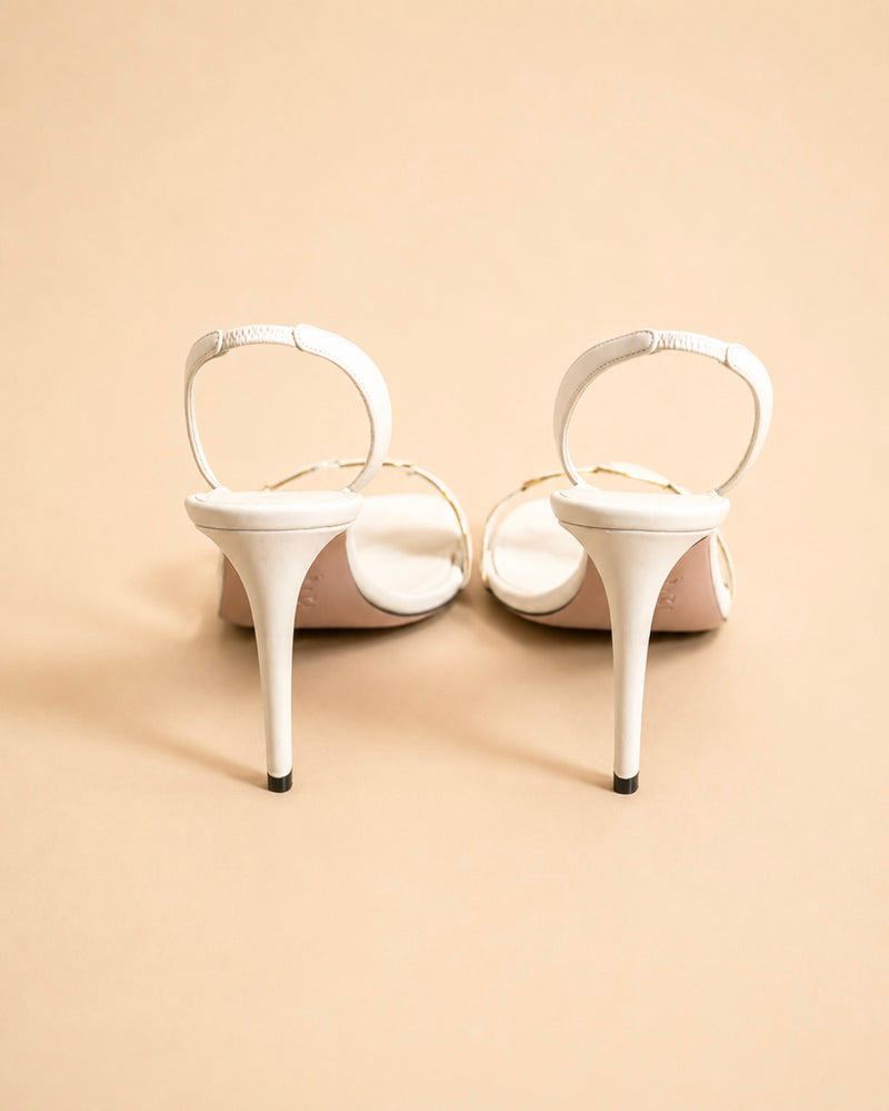 Oriana In Ivory Nappa