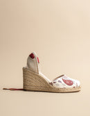 Espadrilles Cala Luna - Toile Motif Provençal - Femme