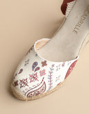 Espadrilles Cala Luna - Toile Motif Provençal - Femme
