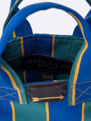 Sac Calypso Rayure Bleue Et Verte