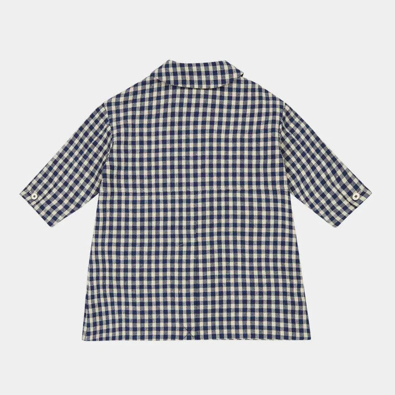 Chaqueta Cambridge cuadros marino Caramel - Selección caramelo disponible en amaetc.com, concept store eco amigable para niños