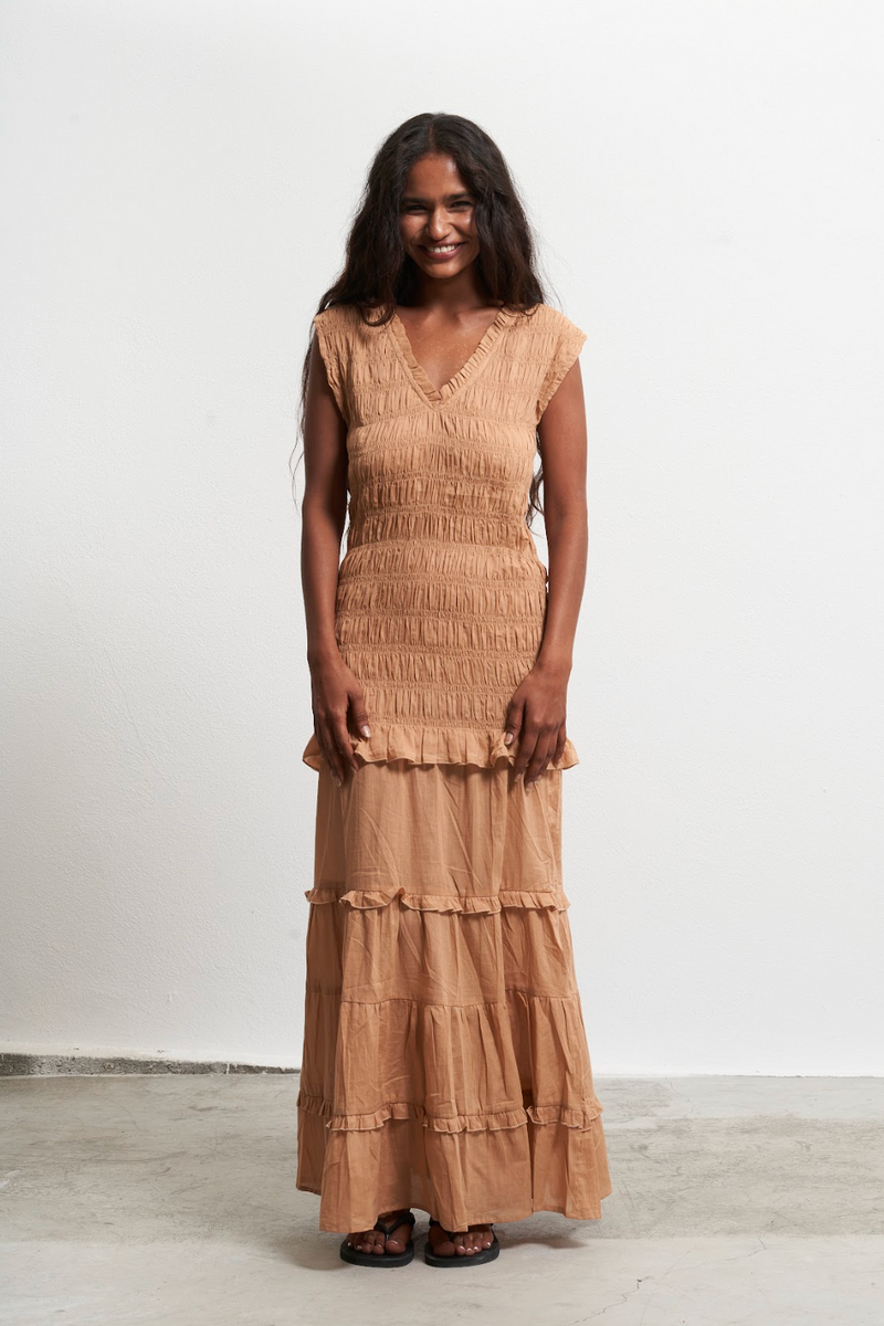 Robe Cami Camel