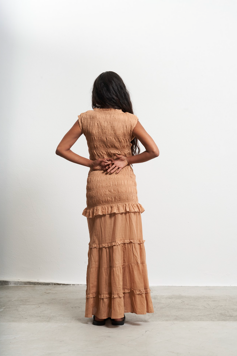 Robe Cami Camel