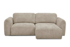 Nao – Kompaktes Eckschlafsofa – Chenille-Stoff