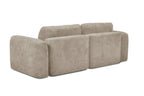 Nao – Kompaktes Eckschlafsofa – Chenille-Stoff