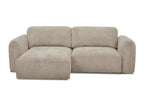 Nao – Kompaktes Eckschlafsofa – Chenille-Stoff