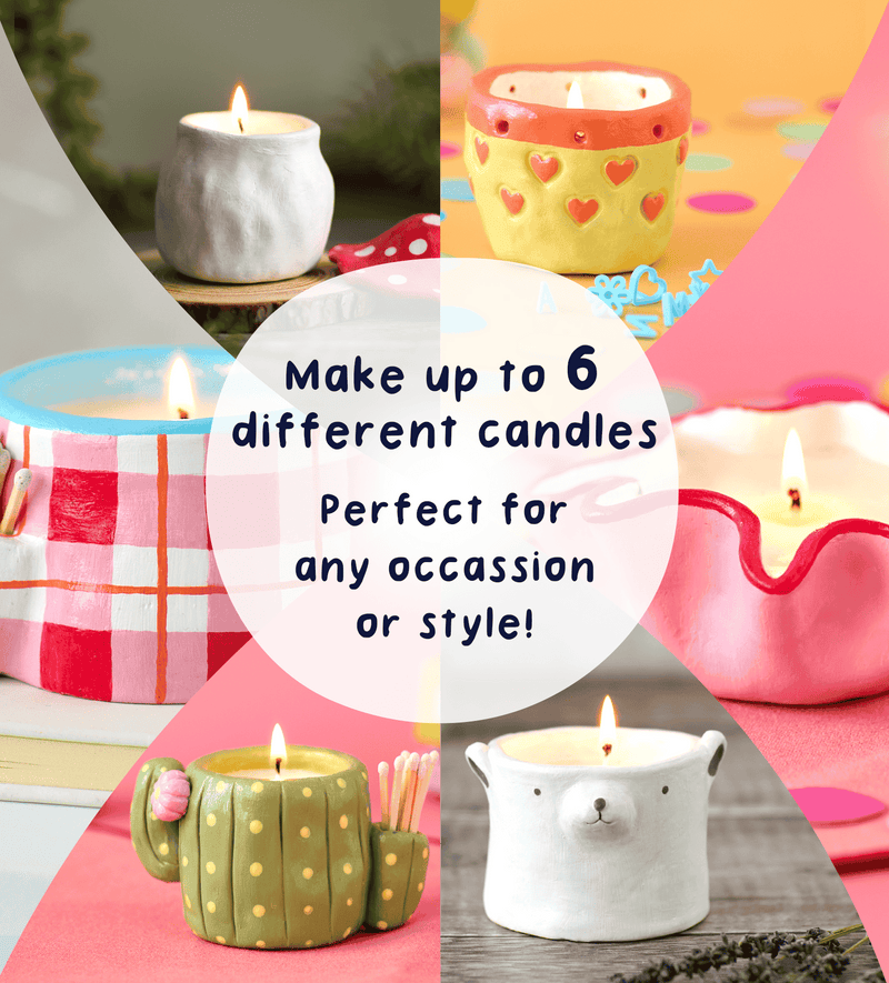Home Pottery Candle Kit - Small - 2 Candles