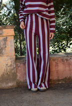 Pantalon Filipa Bordeaux