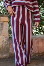 Pantalon Filipa Bordeaux
