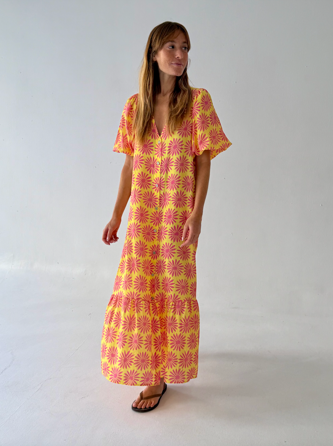 Robe Mica Jaune