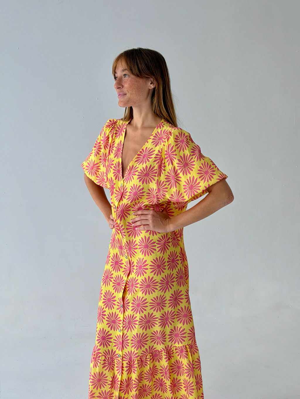 Robe Mica Jaune