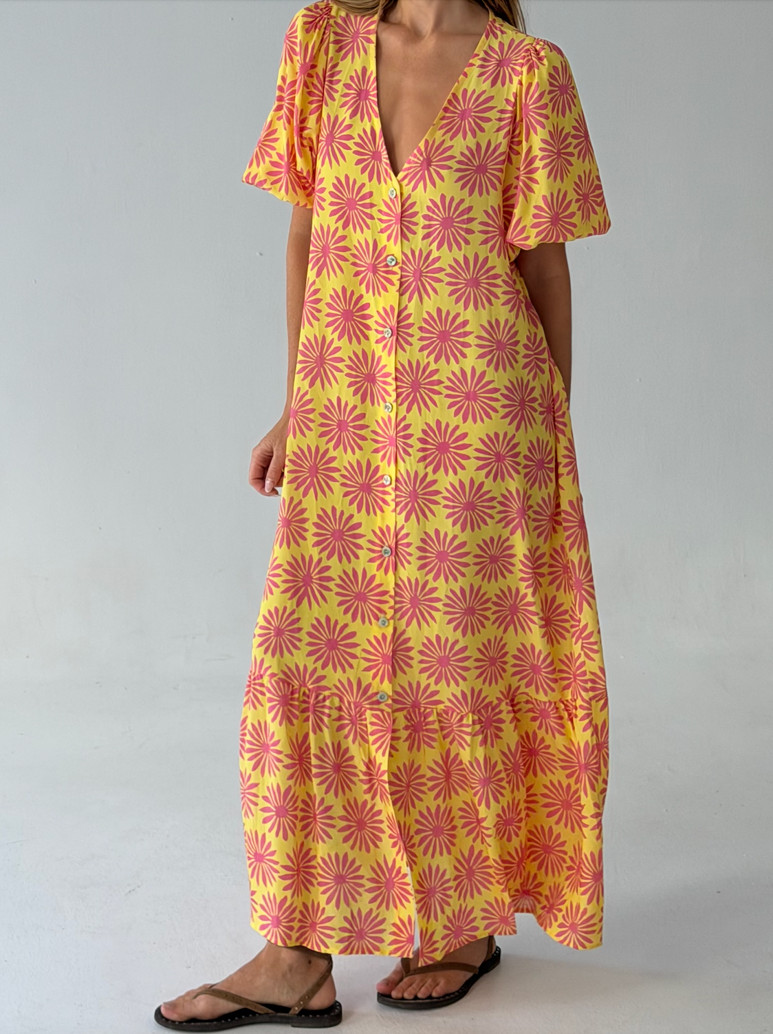 Robe Mica Jaune