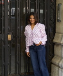 Chemisier À Carreaux Lavande Lucia