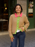 Cardigan Tina Coton Beige