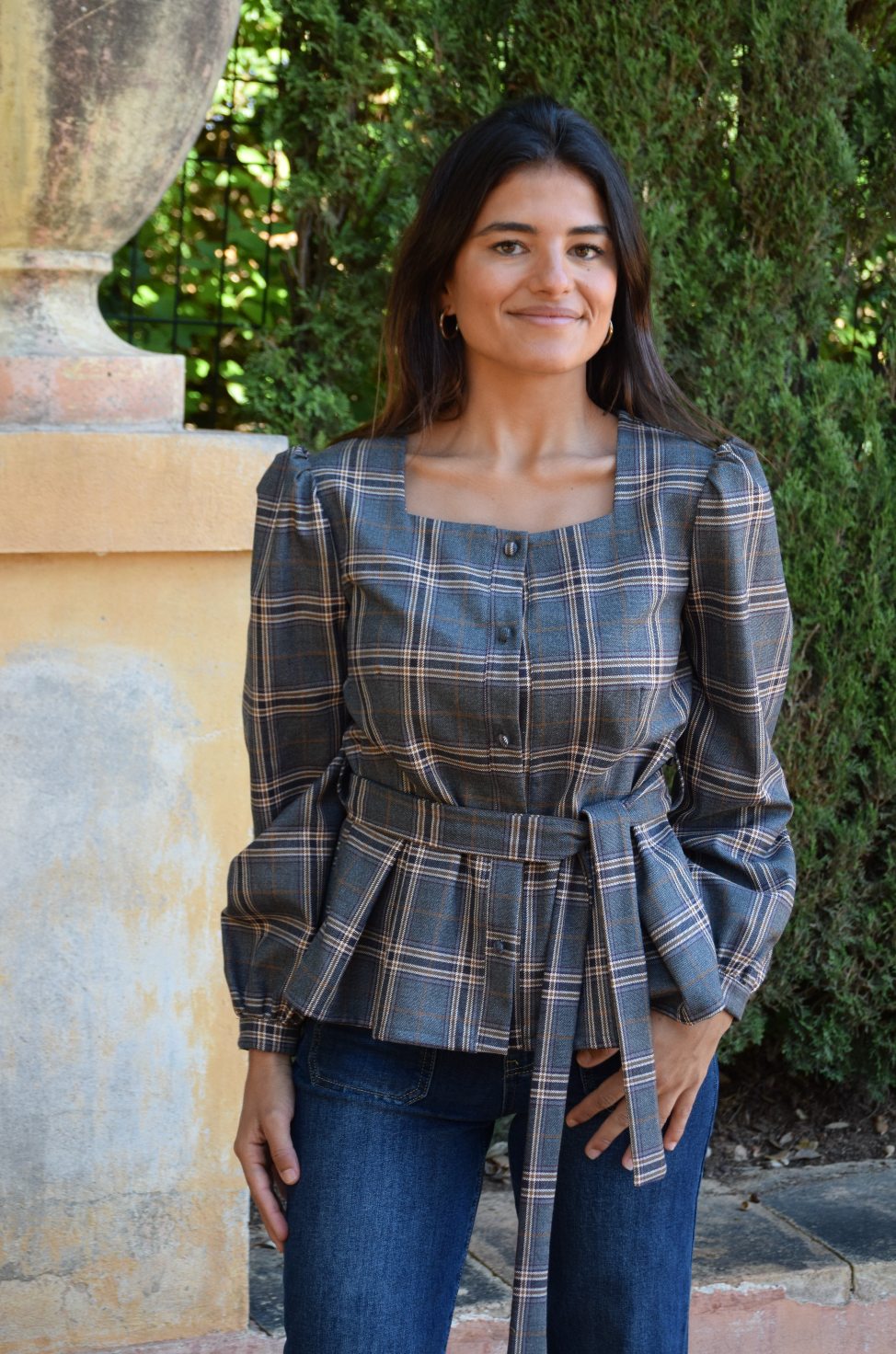 Top Beth Cuadros Gris