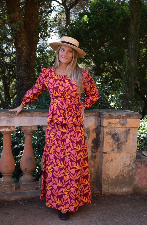 Top Beth Flores Burgundy