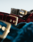 Bloom Crossed Sandals Blue Petrol - Lachoix