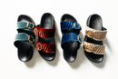 Double Buckle Sandals Biscotto - Lachoix