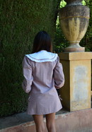 Robe Elisa Vichy Burgundy