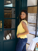 Gilet En Coton Jaune Rous