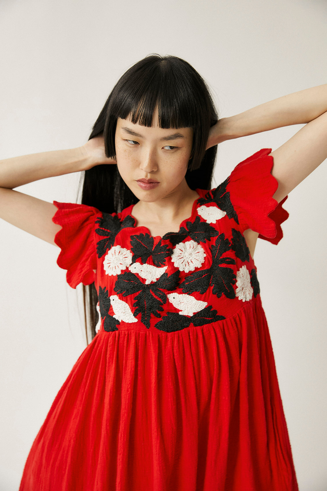 Vestido Lunda - Red