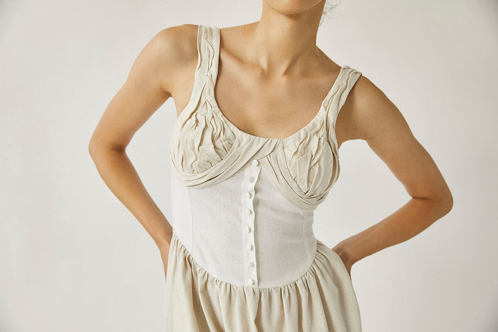 Robe Nasser - Beige & Ivory