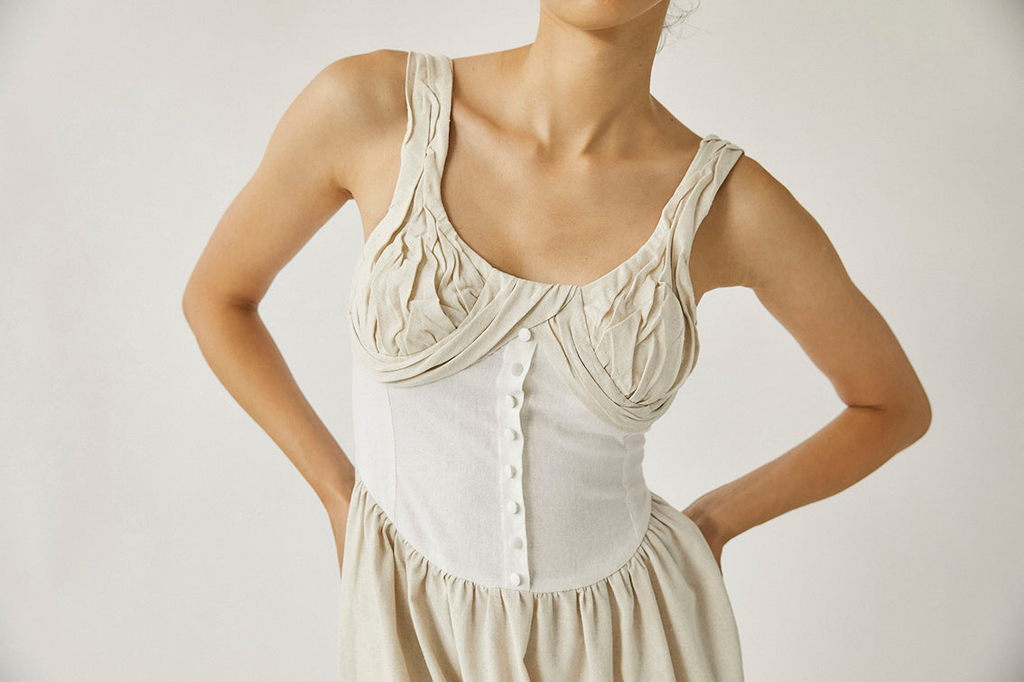 Robe Nasser - Beige & Ivory