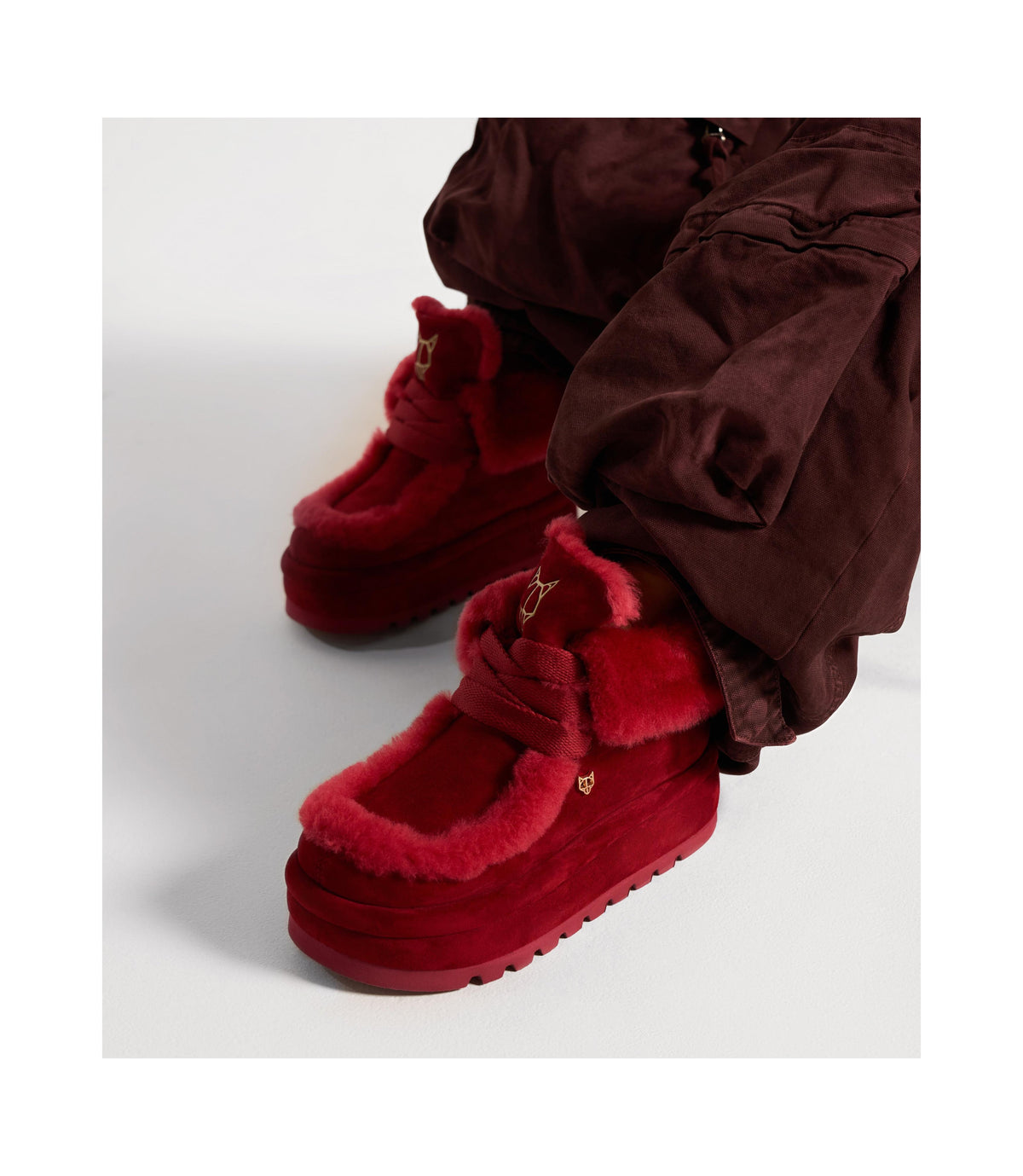 Stiefel Bambi - Bordeauxrot - Damen