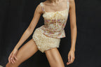 Lucania Linen Top - Floral
