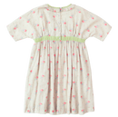 Vestido Caramelo estampado ramo rosa espárragos - Selección caramelo disponible en amaetc.com, concept store eco amigable para niños