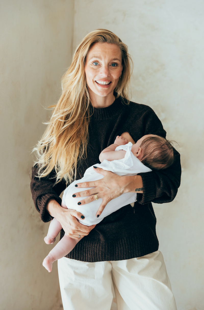 Pull D'Allaitement Marron Assia - Femme