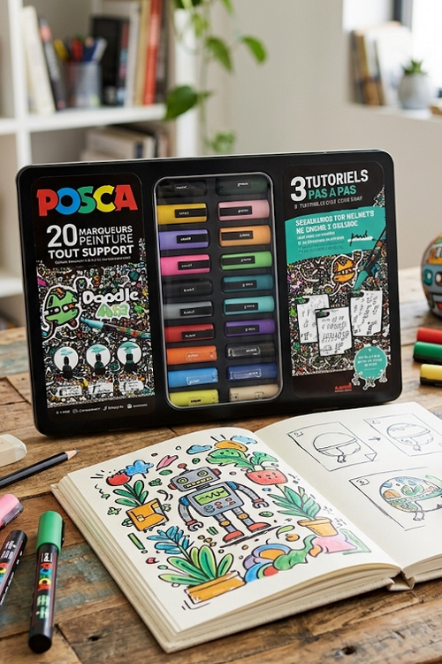 Caja de 20 marcadores Doodle x Pmh - La reedición icónica