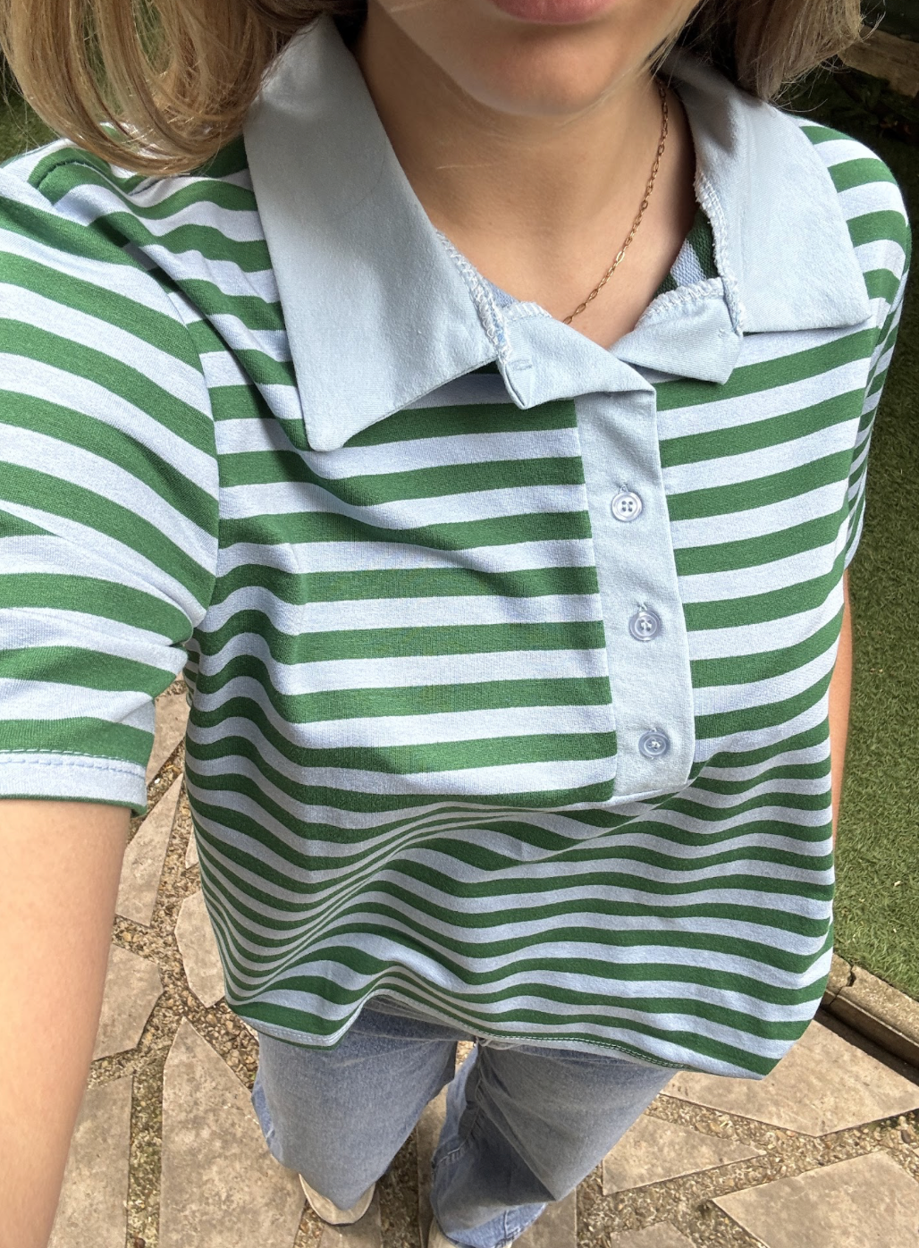 Polo Mc Tom - Vert/Bleu
