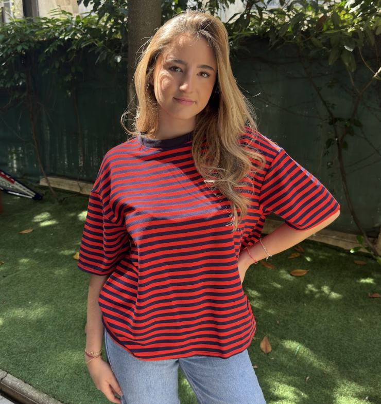 Tomy Tee Shirt - Red/Navy