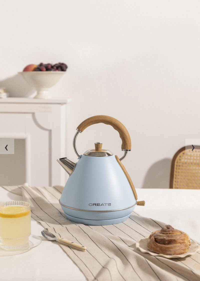 Kettle Retro - Bouilloire électrique - 1,7L - Bleu Pastel