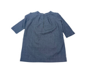 Bonpoint - Robe Grise À Clous - 4 Ans