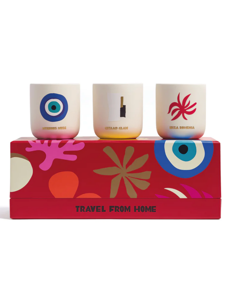 Coffret 3 Mini-Bougies Travel From Home