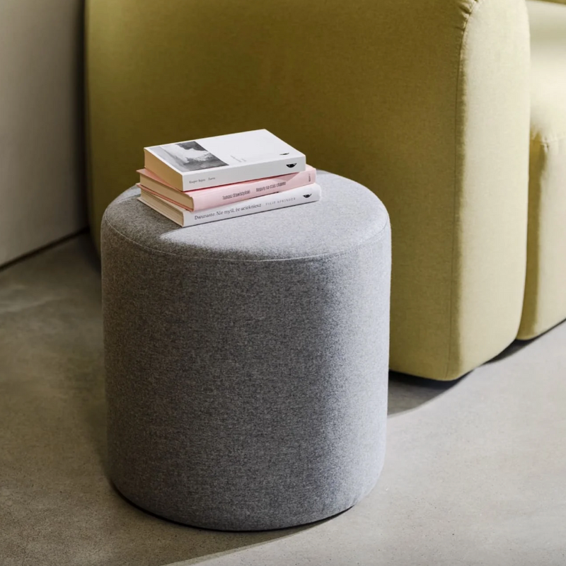 Pouf Folk - Grand - Universal Grey Wool