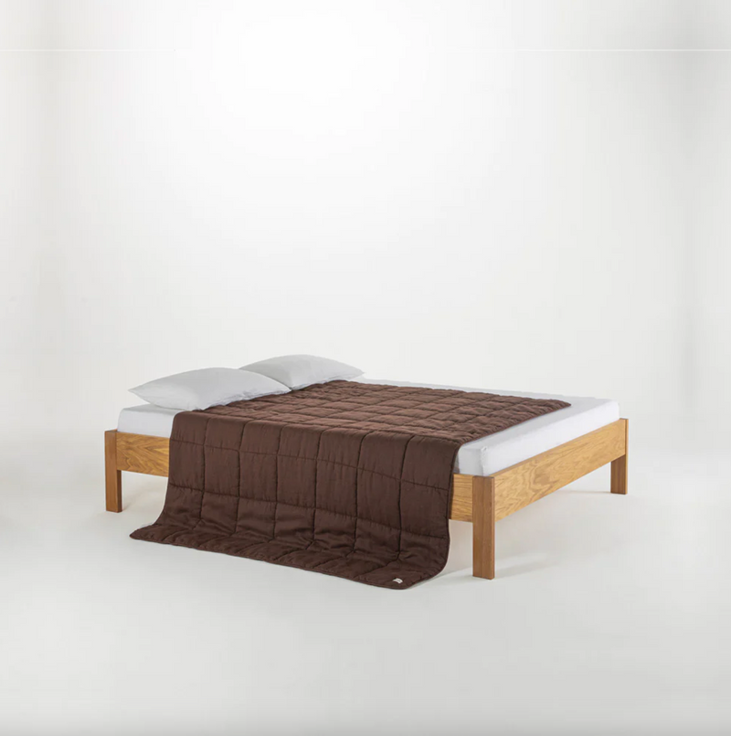 Quilt - Washed Linen - Cocoa